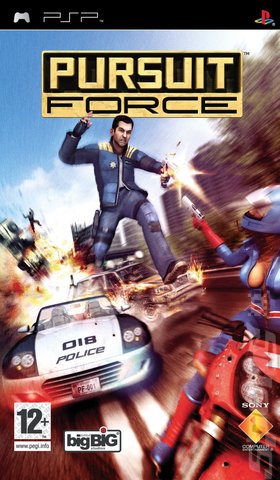 Pursuit Force: Extreme Justice - PSP Cover & Box Art