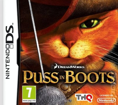 Puss in Boots - DS/DSi Cover & Box Art