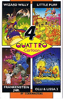 Quattro: Cartoon (Spectrum 48K)