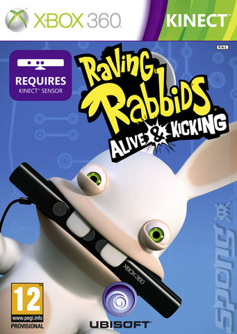 Rabbids: Alive & Kicking - Xbox 360 Cover & Box Art