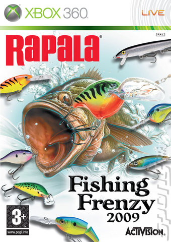 Rapala Fishing Frenzy 2009 - Xbox 360 Cover & Box Art
