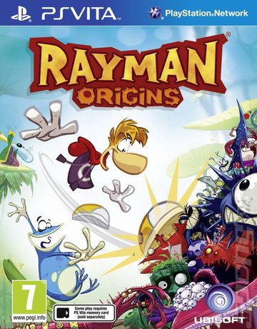 Rayman Origins - PSVita Cover & Box Art