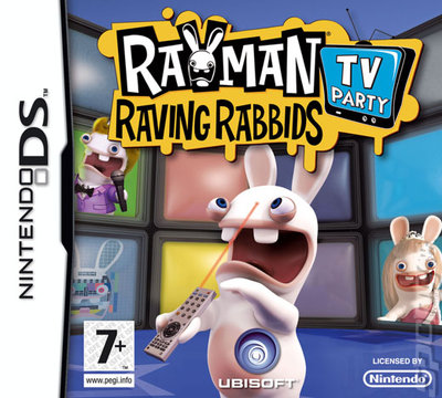 Rayman Raving Rabbids TV Party - DS/DSi Cover & Box Art