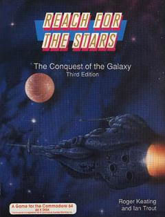 Reach for the Stars: The Conquest of the Galaxy - C64 Cover & Box Art