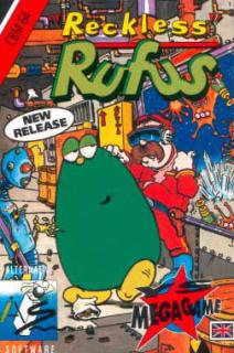 Reckless Rufus - C64 Cover & Box Art