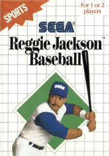 Reggie Jackson Baseball - Sega Master System Cover & Box Art