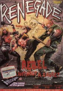 Renegade - C64 Cover & Box Art