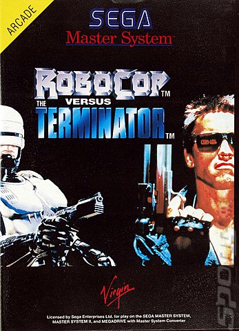 RoboCop Versus The Terminator - Sega Master System Cover & Box Art