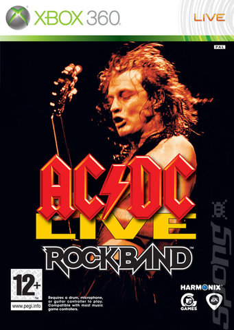 AC/DC Live: Rock Band - Xbox 360 Cover & Box Art
