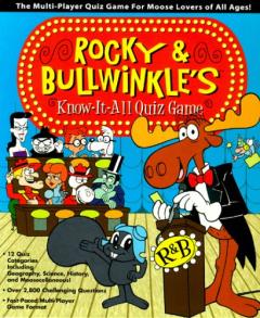 Rocky and Bullwinkle's Know-it-all Quiz Game - Power Mac Cover & Box Art