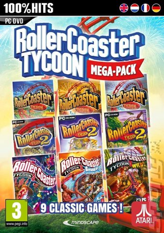 RollerCoaster Tycoon: Mega Pack - PC Cover & Box Art