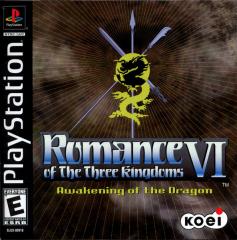 Romance of the Three Kingdoms 6: Awakening of the Dragon - PlayStation Cover & Box Art