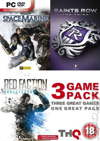 Saints Row The Third, Space Marine & Red Faction: Armageddon Triple Pack - PC Cover & Box Art