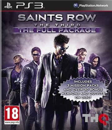 Saints Row: The Third: The Full Package - PS3 Cover & Box Art