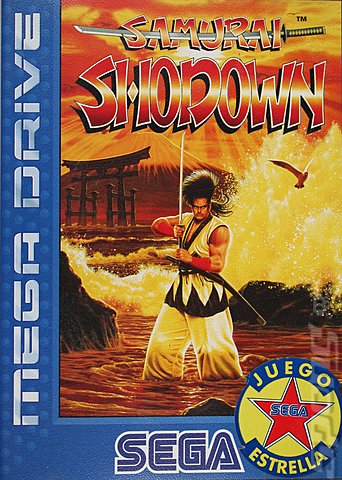 Samurai Shodown - Sega Megadrive Cover & Box Art