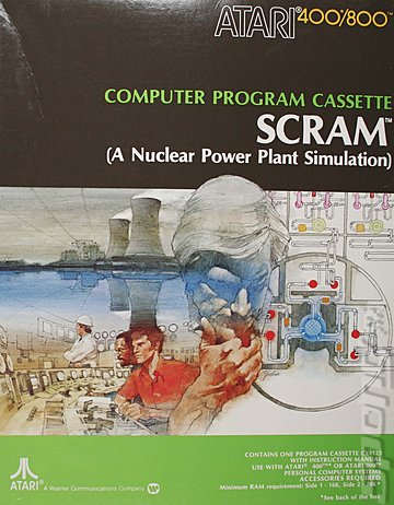 SCRAM - Atari 400/800/XL/XE Cover & Box Art