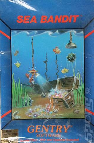 Sea Bandit - Atari 400/800/XL/XE Cover & Box Art