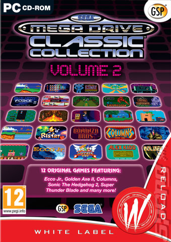 SEGA Mega Drive Classic Collection: Volume 2 - PC Cover & Box Art