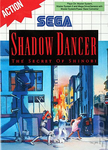 Shadow Dancer - Sega Master System Cover & Box Art