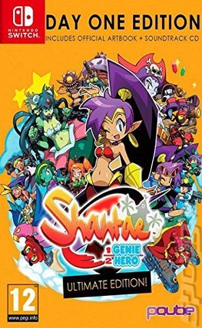 Shantae: Half-Genie Hero - Switch Cover & Box Art