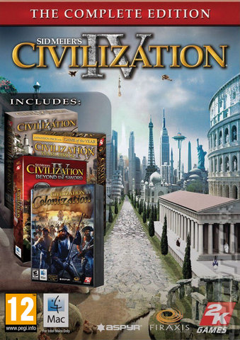 Sid Meier's Civilization IV Complete - Mac Cover & Box Art