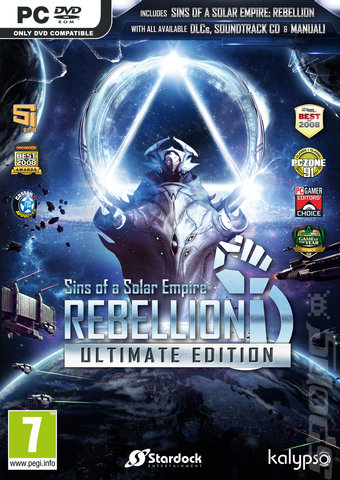 Sins Of A Solar Empire: Rebellion Ultimate Edition - PC Cover & Box Art