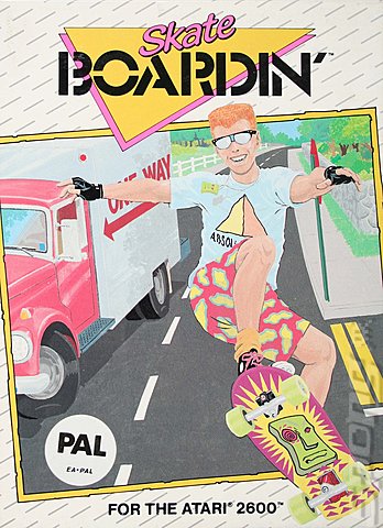 Skate Boardin': A Radical Adventure - Atari 2600/VCS Cover & Box Art