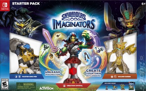 Skylanders Imaginators - Switch Cover & Box Art