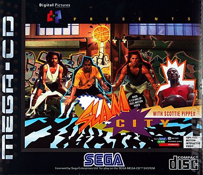 Slam City - Sega MegaCD Cover & Box Art