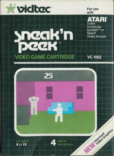 Sneak 'n' Peek - Atari 2600/VCS Cover & Box Art