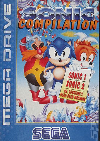 Sonic Compilation - Sega Megadrive Cover & Box Art