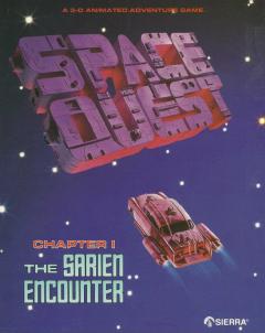 Space Quest: The Sarien Encounter - Amiga Cover & Box Art