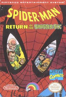 Spider-man: Return of the Sinister Six - NES Cover & Box Art