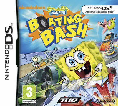 SpongeBob Squarepants Boating Bash - DS/DSi Cover & Box Art