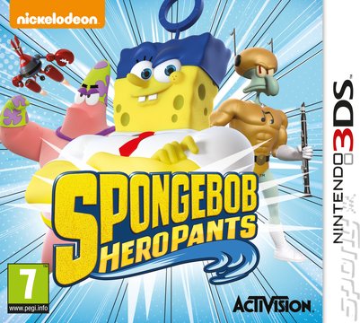 SpongeBob HeroPants - 3DS/2DS Cover & Box Art