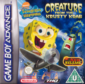 SpongeBob SquarePants: Creature from the Krusty Krab - GBA Cover & Box Art
