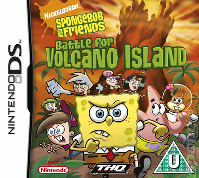 SpongeBob SquarePants and Friends: Battle For Volcano Island - DS/DSi Cover & Box Art