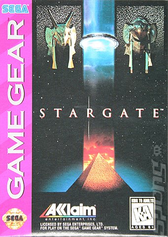 Stargate - Game Gear Cover & Box Art