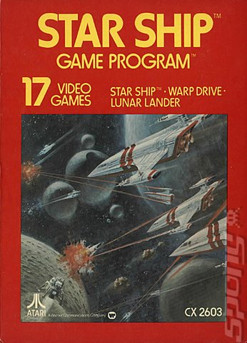 Star Ship - Atari 2600/VCS Cover & Box Art