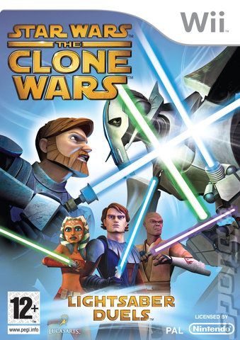 Star Wars The Clone Wars: Lightsaber Duels - Wii Cover & Box Art