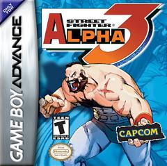 Street Fighter Alpha 3 - GBA Cover & Box Art