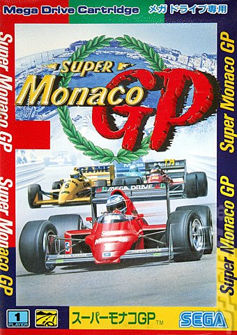 Super Monaco GP - Sega Megadrive Cover & Box Art