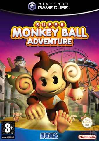 Super Monkey Ball Adventure - GameCube Cover & Box Art