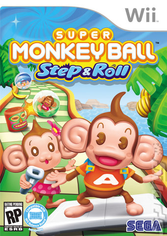 Super Monkey Ball Step&Roll - Wii Cover & Box Art