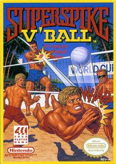 Superspike V'ball - NES Cover & Box Art