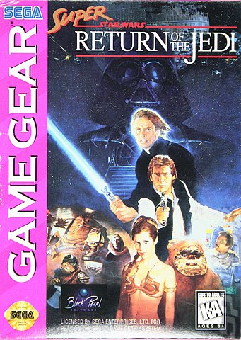 Super Star Wars: Return of the Jedi - Game Gear Cover & Box Art