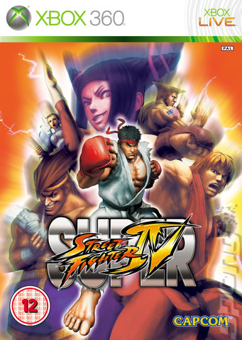 Super Street Fighter IV - Xbox 360 Cover & Box Art