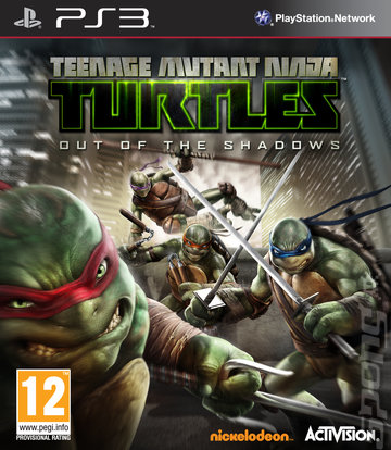 Teenage Mutant Ninja Turtles: Out of the Shadows - PS3 Cover & Box Art