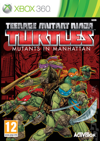 Teenage Mutant Ninja Turtles: Mutants in Manhattan - Xbox 360 Cover & Box Art