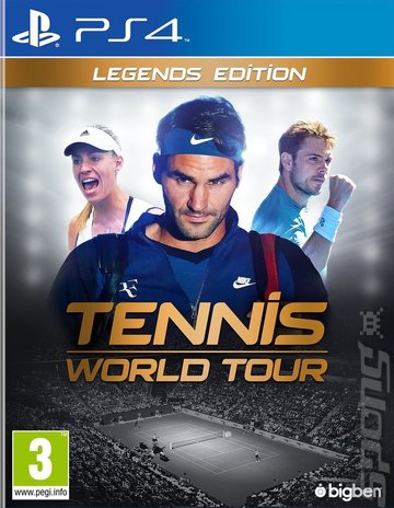 Tennis World Tour - PS4 Cover & Box Art